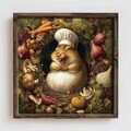 Tablou decorativ, DOS070-50, MDF, Lemn masiv, Multicolor