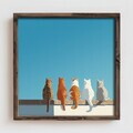 Tablou decorativ, DOS072-33, MDF, Lemn masiv, Multicolor