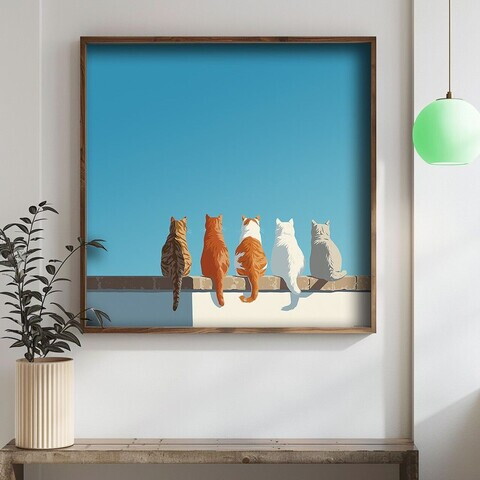 Tablou decorativ, DOS072-50, MDF, Lemn masiv, Multicolor