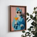 Tablou decorativ, NAL003-46, MDF, Lemn masiv, Multicolor