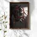 Tablou decorativ, NAL004-70, MDF, Lemn masiv, Multicolor