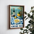 Tablou decorativ, NAL007-70, MDF, Lemn masiv, Multicolor