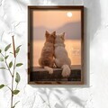 Tablou decorativ, NAL009-46, MDF, Lemn masiv, Multicolor