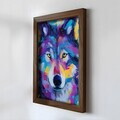 Tablou decorativ, NAL011-46, MDF, Lemn masiv, Multicolor