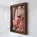 Tablou decorativ, NAL016-70, MDF, Lemn masiv, Multicolor