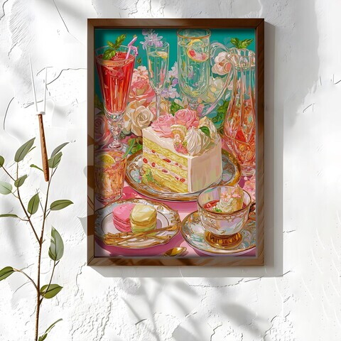Tablou decorativ, NAL020-70, MDF, Lemn masiv, Multicolor
