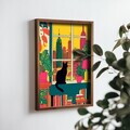 Tablou decorativ, NAL027-70, MDF, Lemn masiv, Multicolor