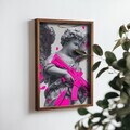 Tablou decorativ, NAL028-46, MDF, Lemn masiv, Multicolor