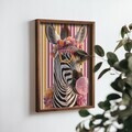 Tablou decorativ, NAL029-46, MDF, Lemn masiv, Multicolor
