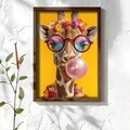 Tablou decorativ, NAL030-70, MDF, Lemn masiv, Multicolor