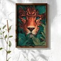 Tablou decorativ, NAL031-46, MDF, Lemn masiv, Multicolor