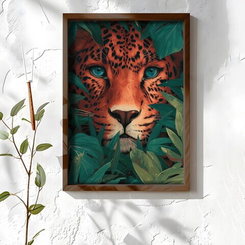 Tablou decorativ, NAL031-70, MDF, Lemn masiv, Multicolor