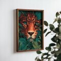 Tablou decorativ, NAL031-70, MDF, Lemn masiv, Multicolor