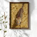 Tablou decorativ, NAL037-46, MDF, Lemn masiv, Multicolor