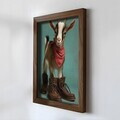 Tablou decorativ, NAL038-46, MDF, Lemn masiv, Multicolor