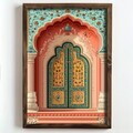 Tablou decorativ, NAL044-46, MDF, Lemn masiv, Multicolor