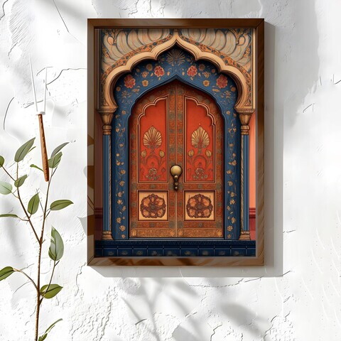 Tablou decorativ, NAL045-70, MDF, Lemn masiv, Multicolor