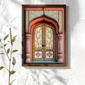 Tablou decorativ, NAL046-46, MDF, Lemn masiv, Multicolor