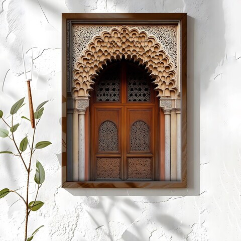 Tablou decorativ, NAL048-70, MDF, Lemn masiv, Multicolor