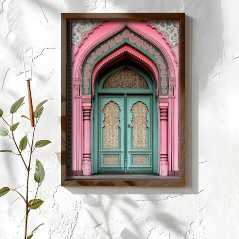 Tablou decorativ, NAL051-46, MDF, Lemn masiv, Multicolor