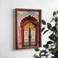 Tablou decorativ, NAL052-70, MDF, Lemn masiv, Multicolor