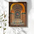 Tablou decorativ, NAL053-70, MDF, Lemn masiv, Multicolor