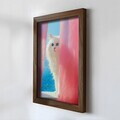 Tablou decorativ, NAL064-70, MDF, Lemn masiv, Multicolor