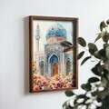 Tablou decorativ, NAL068-46, MDF, Lemn masiv, Multicolor