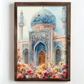 Tablou decorativ, NAL068-46, MDF, Lemn masiv, Multicolor