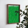 Tablou decorativ, NAL073-70, MDF, Lemn masiv, Multicolor