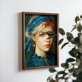 Tablou decorativ, NAL075-46, MDF, Lemn masiv, Multicolor