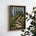 Tablou decorativ, NAL083-46, MDF, Lemn masiv, Multicolor