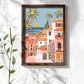 Tablou decorativ, NAL092-70, MDF, Lemn masiv, Multicolor