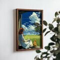 Tablou decorativ, NAL095-70, MDF, Lemn masiv, Multicolor