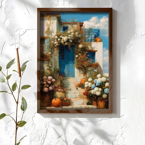 Tablou decorativ, NAL102-46, MDF, Lemn masiv, Multicolor