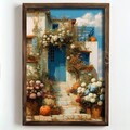 Tablou decorativ, NAL102-70, MDF, Lemn masiv, Multicolor