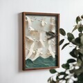 Tablou decorativ, NAL104-46, MDF, Lemn masiv, Multicolor