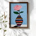 Tablou decorativ, NAL107-46, MDF, Lemn masiv, Multicolor