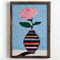 Tablou decorativ, NAL107-46, MDF, Lemn masiv, Multicolor