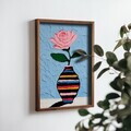 Tablou decorativ, NAL107-70, MDF, Lemn masiv, Multicolor