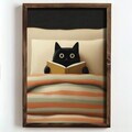 Tablou decorativ, NAL111-70, MDF, Lemn masiv, Multicolor