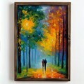 Tablou decorativ, NAL113-70, MDF, Lemn masiv, Multicolor