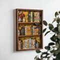 Tablou decorativ, NAL125-46, MDF, Lemn masiv, Multicolor