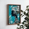 Tablou decorativ, NAL127-70, MDF, Lemn masiv, Multicolor