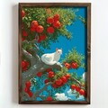 Tablou decorativ, NAL128-70, MDF, Lemn masiv, Multicolor