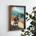 Tablou decorativ, NAL133-70, MDF, Lemn masiv, Multicolor