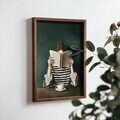 Tablou decorativ, NAL137-46, MDF, Lemn masiv, Multicolor