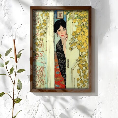 Tablou decorativ, NAL141-70, MDF, Lemn masiv, Multicolor
