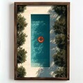 Tablou decorativ, NAL146-46, MDF, Lemn masiv, Multicolor