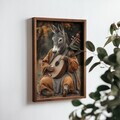 Tablou decorativ, NAL147-70, MDF, Lemn masiv, Multicolor